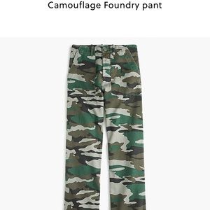 J Crew Camouflage pant
